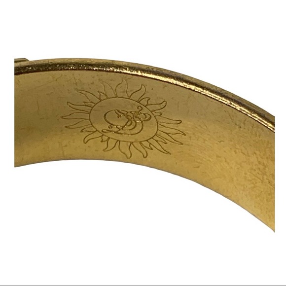 COACH SIGNATURE SUN ENAMEL BANGLE BRACELET - Picture 5 of 5